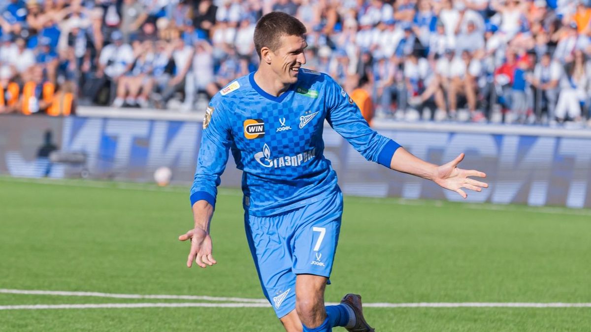 Форвард «Зенита» Соболев сравнялся с рекордом по забитым голам в Кубке России